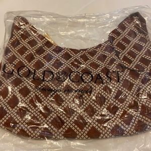 Gold Coast jacquard hobo style bag